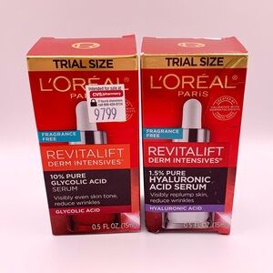 L'oreal Paris Revitalift Derm Intensives Hyaluronic & Glycolic Acid Serum set